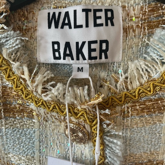 NWT Walter Baker Annabelle Jacket in Enchanted Tweed Size Medium - Picture 8 of 16